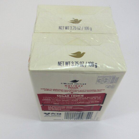 Dove Limited Edition Holiday Treats 2 Peppermint Bark & 1Sugar Cookie Beauty Bar - Picture 5 of 8